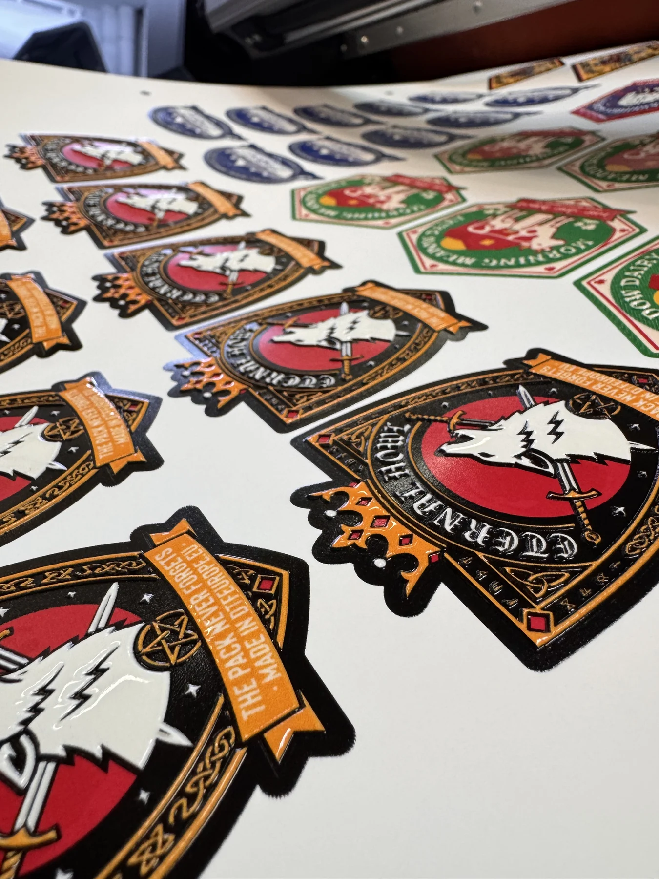 Escudos 3D textil personalizados fabricados en Barcelona