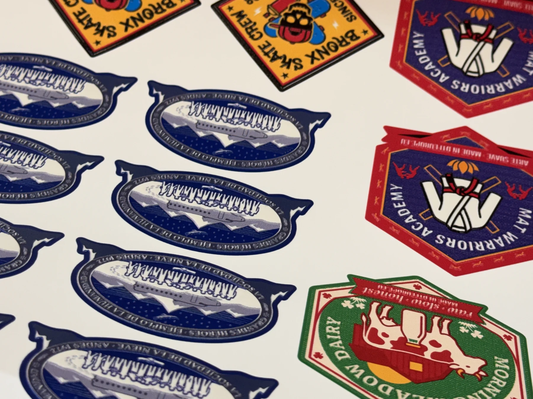 Escudos 3D textil personalizados fabricados en Barcelona