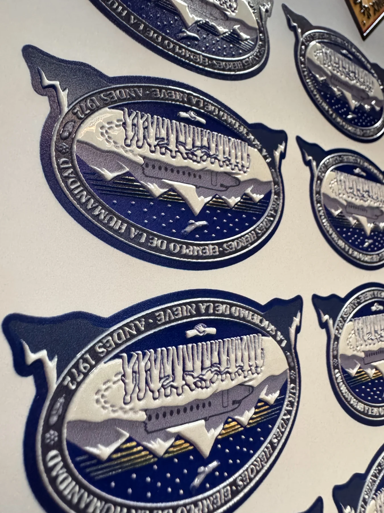 Escudos 3D textil personalizados en alta definición