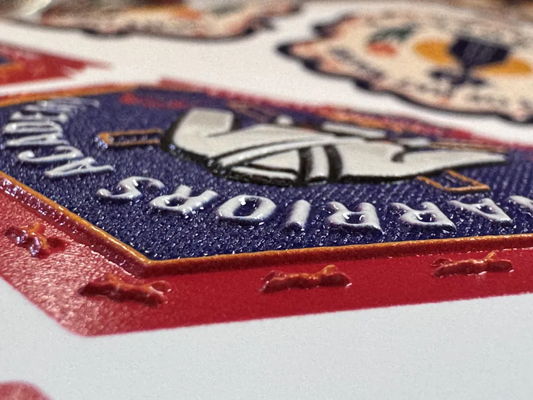 Escudos 3D textil personalizados en alta definición